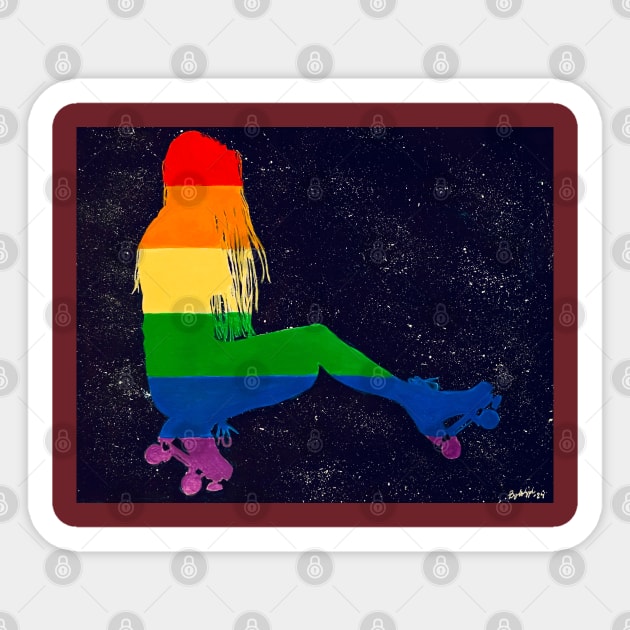 Skate Pride Sticker by BryanWhipple